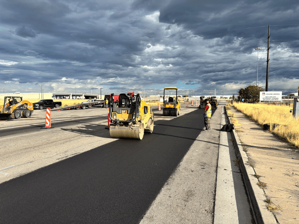 Asphalt installation at the Utah Inland Port.