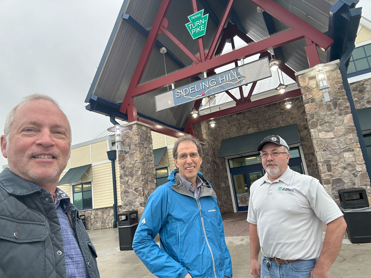 Michael Masquelier and representatives from Pennsylvania Turnpike Commission.